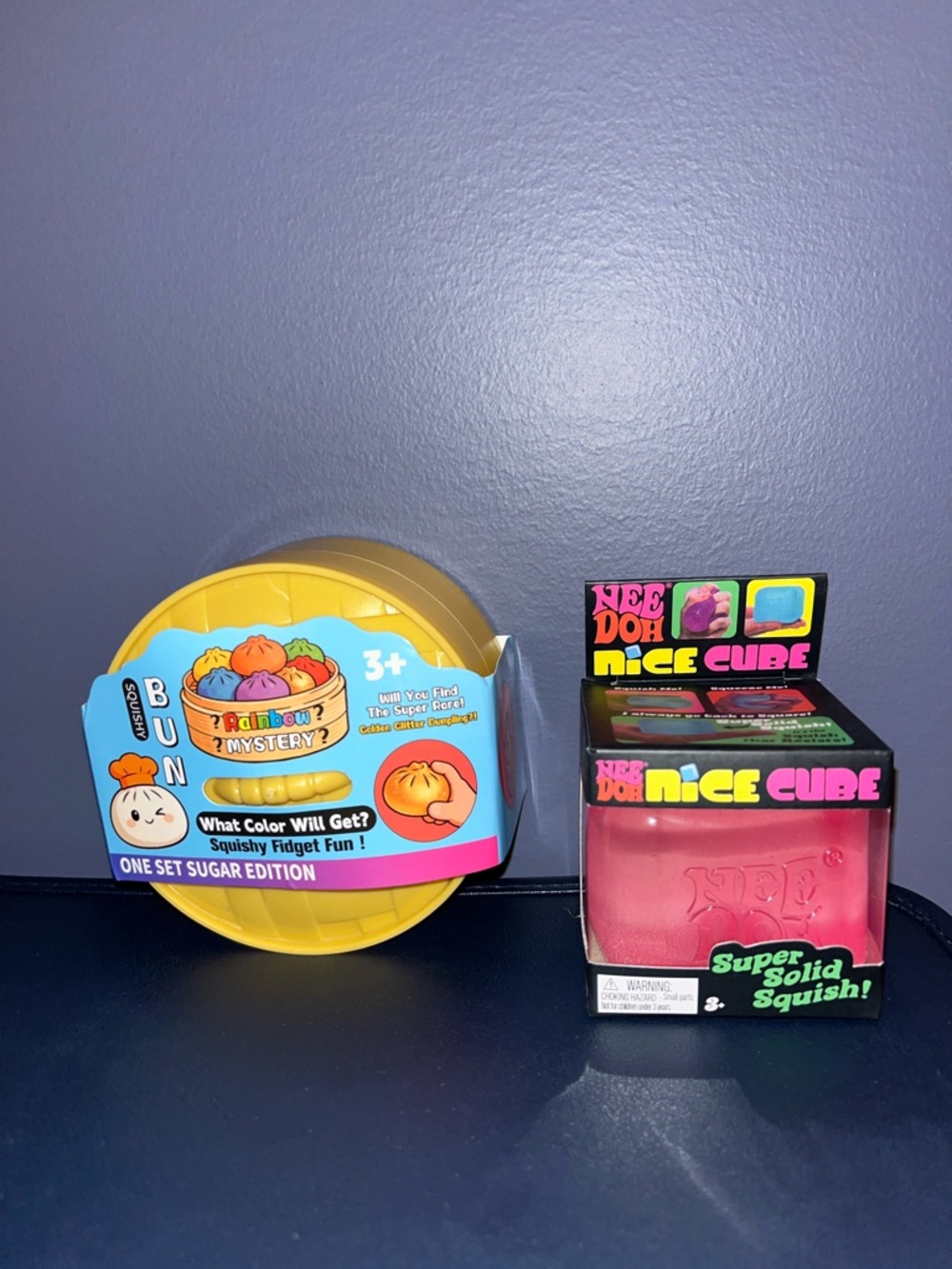 Dumpling Squishy Nice Cube Super Solid Squish - Pink